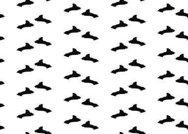 Vektör dokusu arka plan, kusursuz desen. El çizimi, siyah beyaz renkler.