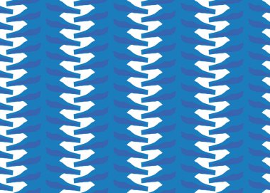 Vektör dokusu arka plan, kusursuz desen. El çizimi, mavi ve beyaz renkler.