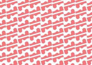 Vektör dokusu arka plan, kusursuz desen. El çizimi, kırmızı ve beyaz renkler.