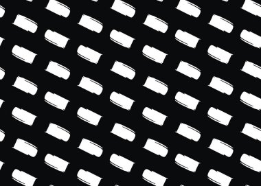 Vektör dokusu arka plan, kusursuz desen. El çizimi, siyah beyaz renkler.