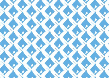 Vektör dokusu arka plan, kusursuz desen. El çizimi, mavi ve beyaz renkler.