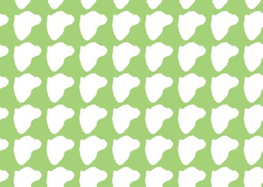 Vektör dokusu arka plan, kusursuz desen. El çizimi, yeşil ve beyaz renkler.