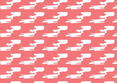 Vektör dokusu arka plan, kusursuz desen. El çizimi, kırmızı ve beyaz renkler.