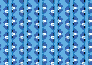 Vektör dokusu arka plan, kusursuz desen. El çizimi, mavi, siyah ve beyaz renkler.