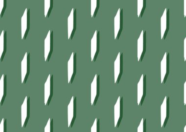 Vektör dokusu arka plan, kusursuz desen. El çizimi, yeşil ve beyaz renkler.