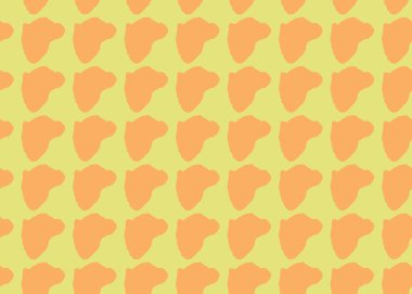 Vektör dokusu arka plan, kusursuz desen. El çizimi, sarı ve turuncu renkler.