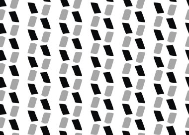 Vektör dokusu arka plan, kusursuz desen. El çizimi, gri, siyah beyaz renkler.