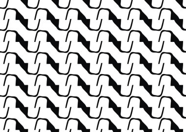 Vektör dokusu arka plan, kusursuz desen. El çizimi, siyah beyaz renkler.