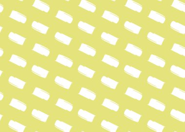 Vektör dokusu arka plan, kusursuz desen. El çizimi, sarı ve beyaz renkler.