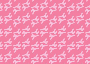 Vektör dokusu arka plan, kusursuz desen. El çizimi ve pembe renkler.