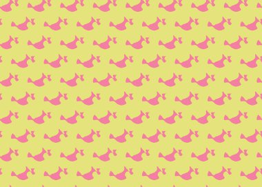 Vektör dokusu arka plan, kusursuz desen. El çizimi, sarı ve pembe renkler.