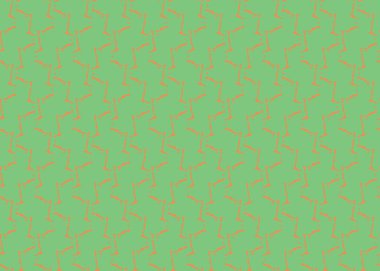 Vektör dokusu arka plan, kusursuz desen. El çizimi, yeşil ve turuncu renkler.