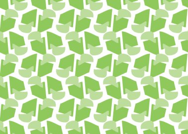 Vektör dokusu arka plan, kusursuz desen. El çizimi, yeşil ve beyaz renkler.