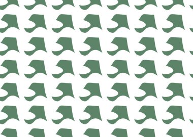 Vektör dokusu arka plan, kusursuz desen. El çizimi, yeşil ve beyaz renkler.