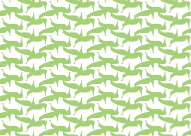 Vektör dokusu arka plan, kusursuz desen. El çizimi, yeşil ve beyaz renkler.