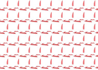 Vektör dokusu arka plan, kusursuz desen. El çizimi, kırmızı ve beyaz renkler.