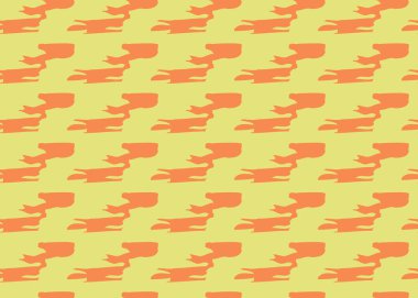 Vektör dokusu arka plan, kusursuz desen. El çizimi, sarı ve turuncu renkler.