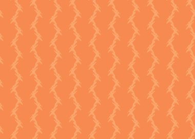 Vektör dokusu arka plan, kusursuz desen. El çizimi ve turuncu renkler.