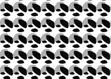 Vektör dokusu arka plan, kusursuz desen. El çizimi, siyah, gri ve beyaz renkler.