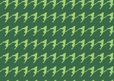 Vektör dokusu arka plan, kusursuz desen. El çizimi ve yeşil renkler.