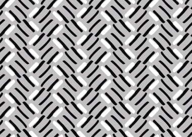 Vektör dokusu arka plan, kusursuz desen. El çizimi, gri, beyaz ve siyah renkler.