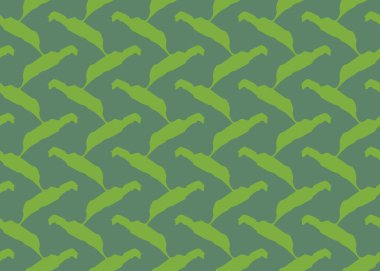 Vektör dokusu arka plan, kusursuz desen. El çizimi ve yeşil renkler.