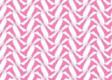 Vektör dokusu arka plan, kusursuz desen. El çizimi, pembe ve beyaz renkler.