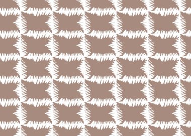 Vektör dokusu arka plan, kusursuz desen. El çizimi, kahverengi ve beyaz renkler.