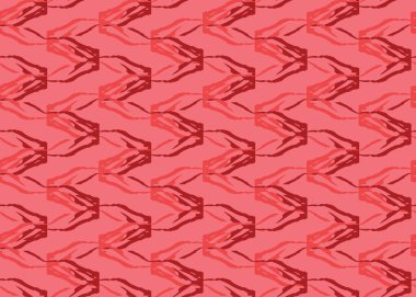 Vektör dokusu arka plan, kusursuz desen. El çizimi ve kırmızı renkler.