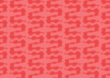 Vektör dokusu arka plan, kusursuz desen. El çizimi ve kırmızı renkler.