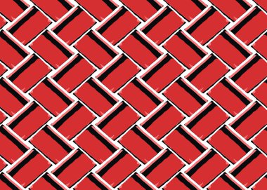 Vektör dokusu arka plan, kusursuz desen. El çizimi, kırmızı, siyah ve beyaz renkler.