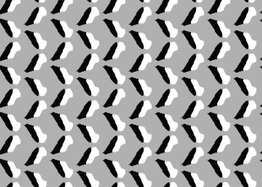 Vektör dokusu arka plan, kusursuz desen. El çizimi, gri, siyah beyaz renkler.