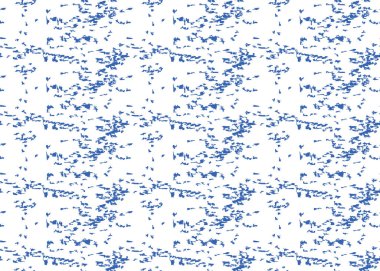 Vektör dokusu arka plan, kusursuz desen. El çizimi, mavi ve beyaz renkler.