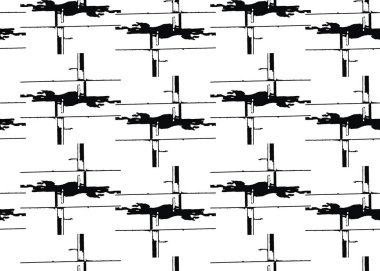 Vektör dokusu arka plan, kusursuz desen. El çizimi, siyah beyaz renkler.