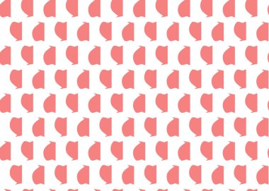 Vektör dokusu arka plan, kusursuz desen. El çizimi, kırmızı ve beyaz renkler.