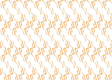 Vektör dokusu arka plan, kusursuz desen. El çizimi, turuncu ve beyaz renkler.