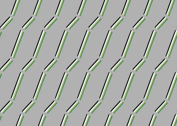 Векторна Текстура Фону Безшовний Візерунок Мальовані Рукою Сірі Зелені Чорно — стоковий вектор