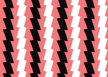 Vektör dokusu arka plan, kusursuz desen. El çizimi, kırmızı, siyah ve beyaz renkler.