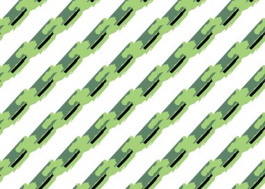 Vektör dokusu arka plan, kusursuz desen. El çizimi, yeşil, siyah ve beyaz renkler.