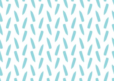 Vektör dokusu arka plan, kusursuz desen. El çizimi, mavi ve beyaz renkler.