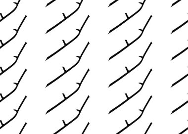 Vektör dokusu arka plan, kusursuz desen. El çizimi, beyaz ve siyah renkler.