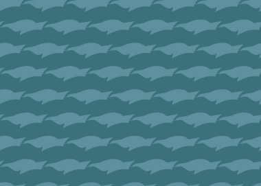 Vektör dokusu arka plan, kusursuz desen. El çizimi ve mavi renkler.