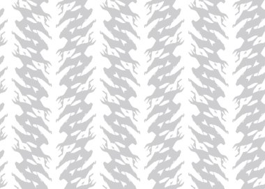 Vektör dokusu arka plan, kusursuz desen. El çizimi, gri ve beyaz renkler.