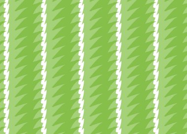 Vektör dokusu arka plan, kusursuz desen. El çizimi, yeşil ve beyaz renkler.