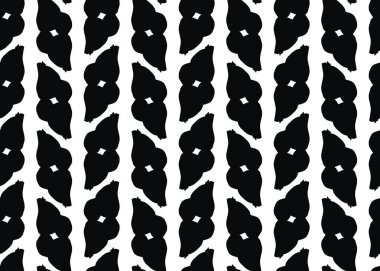 Vektör dokusu arka plan, kusursuz desen. El çizimi, siyah beyaz renkler.