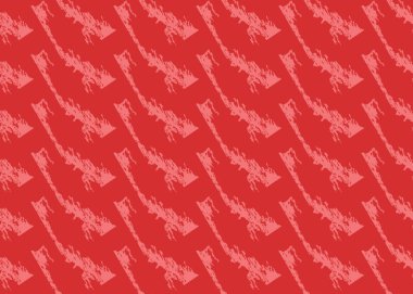 Vektör dokusu arka plan, kusursuz desen. El çizimi ve kırmızı renkler.