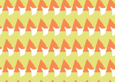 Vektör dokusu arka plan, kusursuz desen. El çizimi, sarı, turuncu ve beyaz renkler.