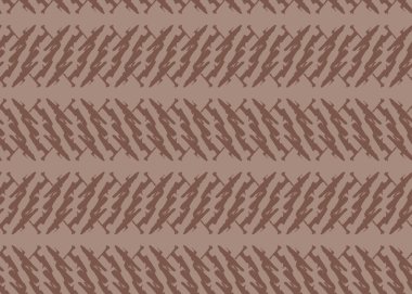 Vektör dokusu arka plan, kusursuz desen. El çizimi ve kahverengi renkler.
