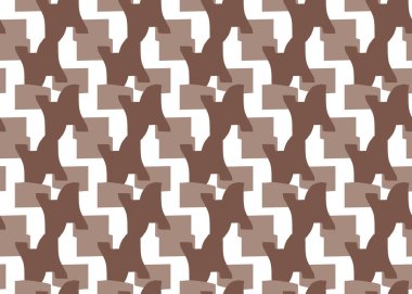 Vektör dokusu arka plan, kusursuz desen. El çizimi, kahverengi ve beyaz renkler.