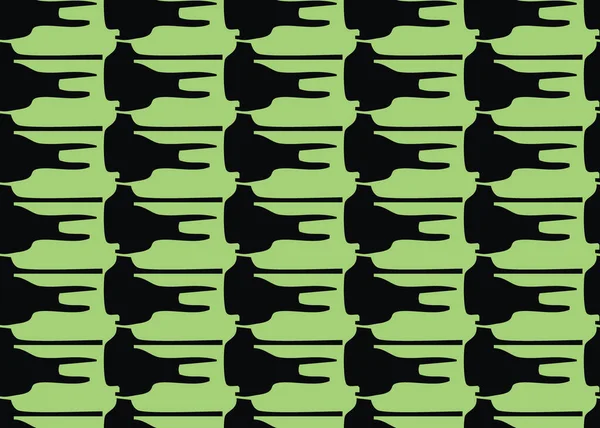 Vektor Textur Hintergrund Nahtloses Muster Handgezeichnet Grüne Und Schwarze Farben — Stockvektor